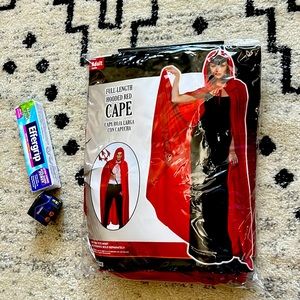 Red hooded cape | Halloween
